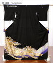 【レンタル】 桂由美 YUMI KATSURA 留袖 レンタル 留袖レンタル 着物レンタル レンタル着物 黒留袖 黒留袖レンタル 結婚式 花車の流 150cm〜...