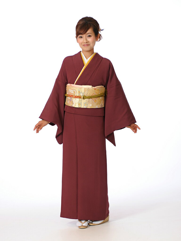 【レンタル】色無地 レンタル 着物 レンタル着物 着物レンタル 色無地レンタル8AD14 149cm〜171cm位まで 入学式 往復送料無料