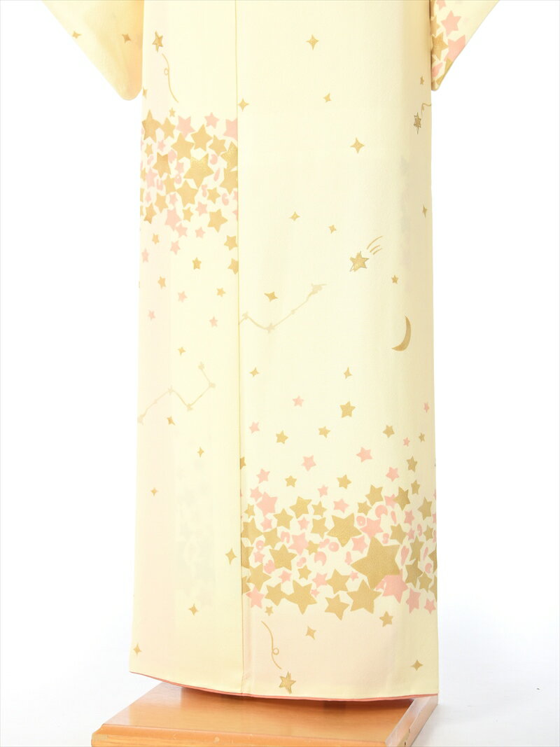 【レンタル】 着物レンタル レンタル着物 着物 レンタル 小紋 小紋レンタルフルセット ツモリチサト イベント 観劇 パーティー 七五三 クリーム 星座 149cm〜167cm位まで 足袋プレゼント 往復送料無料 8CT292