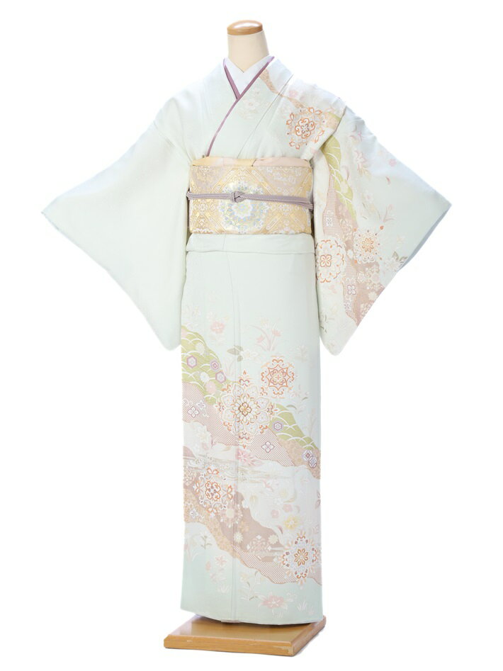 【レンタル】 訪問着 レンタル フルセット レンタル訪問着 着物レンタル 着物セット レンタル着物 ママ..