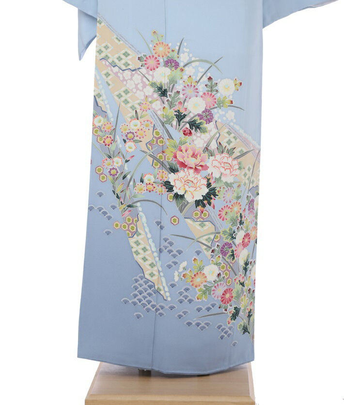 【レンタル】 色留袖 留袖 レンタル 留袖レンタル 色留 色留袖レンタルフルセット ハイクラス加賀友禅 五つ紋 結婚式 貸衣裳 加賀五彩 正絹 池田裕 結婚式 結納 叙勲式 披露宴 パーティー 親族衣装 伯母 叔母 姉妹 150cm～170cm位まで 足袋プレゼント 往復送料無料 8AB107