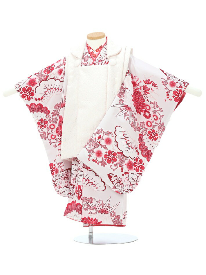 【レンタル】七五三 被布 七五三レンタル 三歳女の子 被布セット 8AP3267 着物 3歳 女の子七五三 レンタル七五三 753レンタル 貸衣装 ピンク被布 三歳女の子 往復送料無料