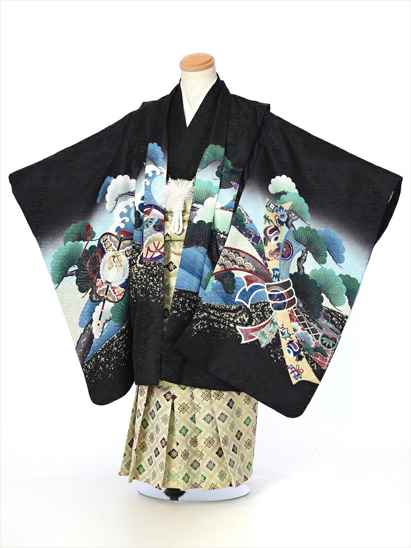 【レンタル】七五三レンタル 簡単七五三 5歳男児七五三AO5060 男の子七五三 レンタル七五三 753レンタル 七五三 5歳 五歳 羽織袴 5歳男の子 5才 男児着物 七五三着物 往復送料無料