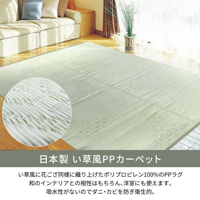 ラグ 洗える 4.5畳 286×286cm 本...の紹介画像2