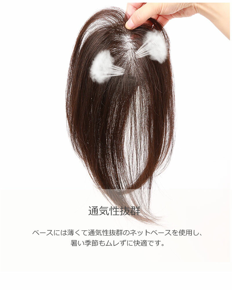 ボリュームアップウイッグ通気性画像_BHA710-25
