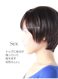 かつらショートのサイドとバックの画像S2C7-C5