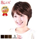 ウィッグ ショート ボブ 女性 かつら フルウィッグ 私元気 S14C9