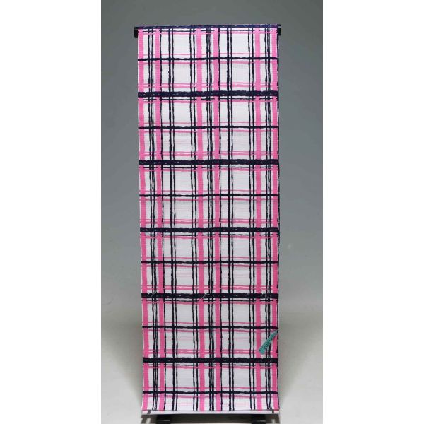 百合　ゆかた地反物　 日本製　　7-415