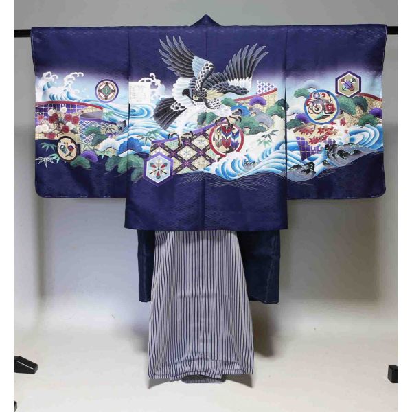 七五三 男 お祝着物 セット 3023