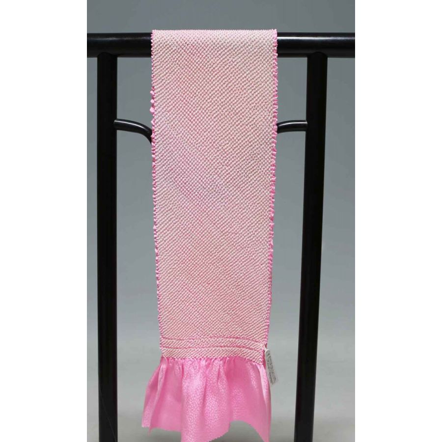 お買い得 七五三 子供用 正絹総絞り 帯揚げ 極上品 5008 訳あり品