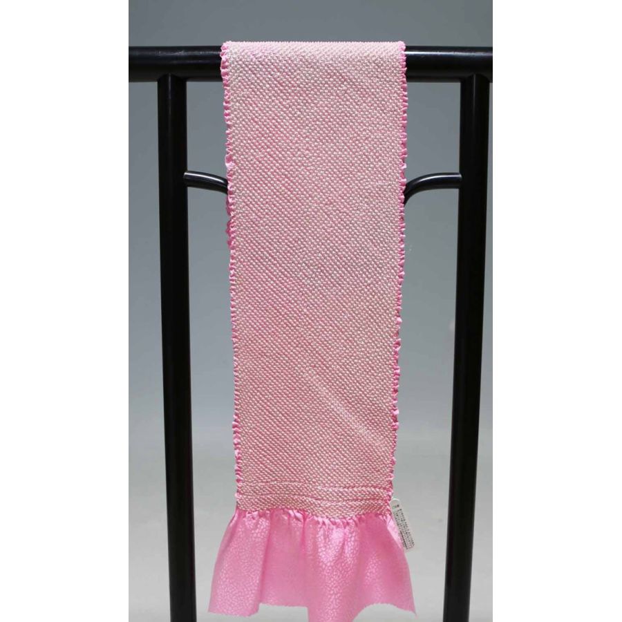 お買い得 七五三 子供用 正絹総絞り 帯揚げ 極上品 5017 訳あり品