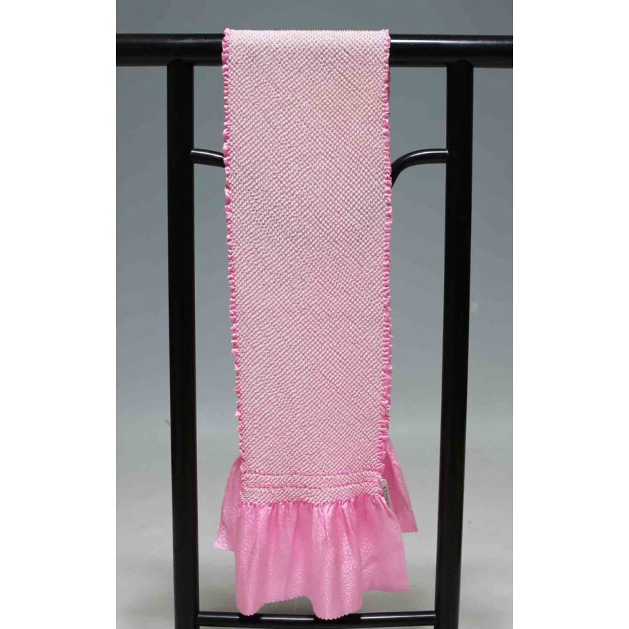 お買い得 七五三 子供用 正絹総絞り 帯揚げ 極上品 5056 訳あり品