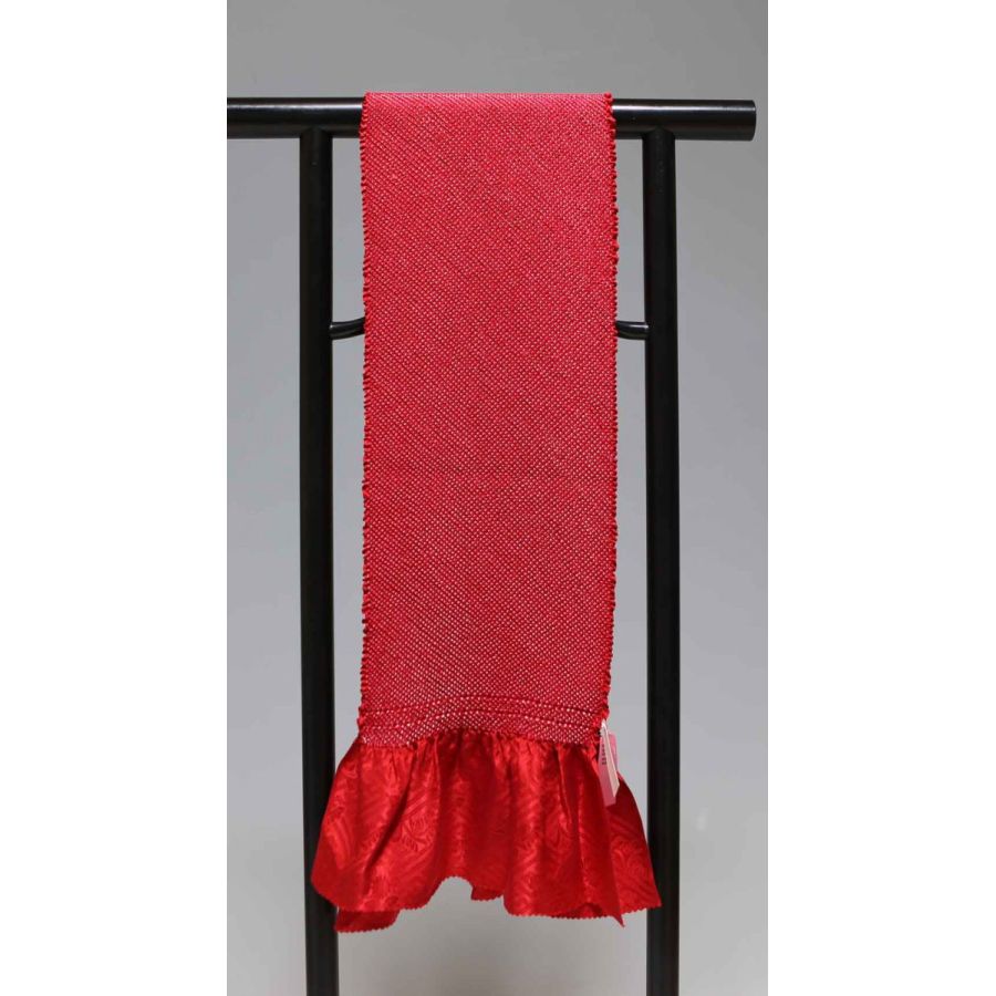 振袖用正絹総絞り帯揚げ(四つ巻き) 訳あり品1076