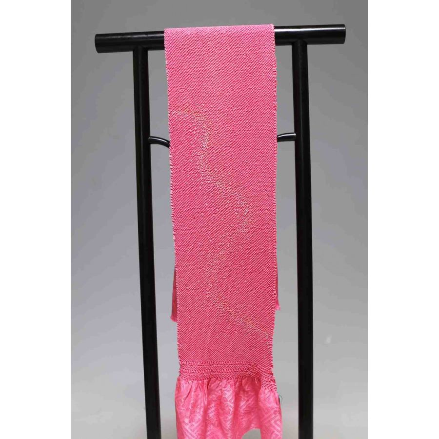 振袖用正絹総絞り帯揚げ(四つ巻き) 訳あり品1112