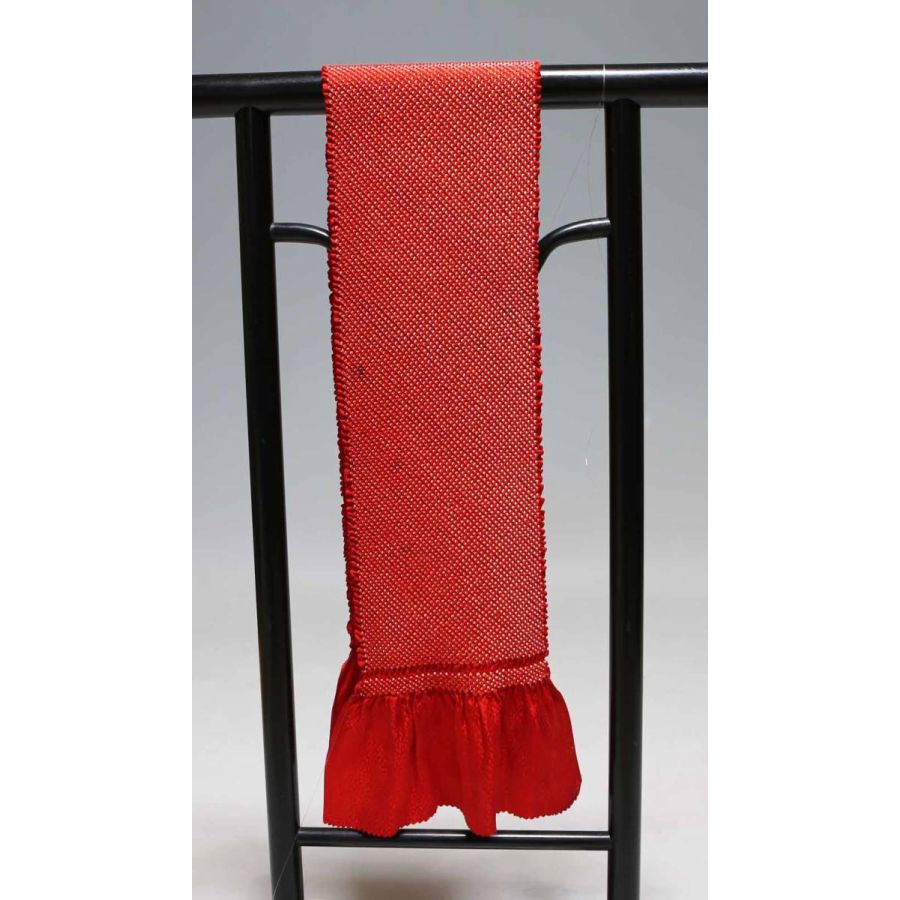 お買い得 七五三 子供用 正絹総絞り 帯揚げ 極上品 8003 訳あり品