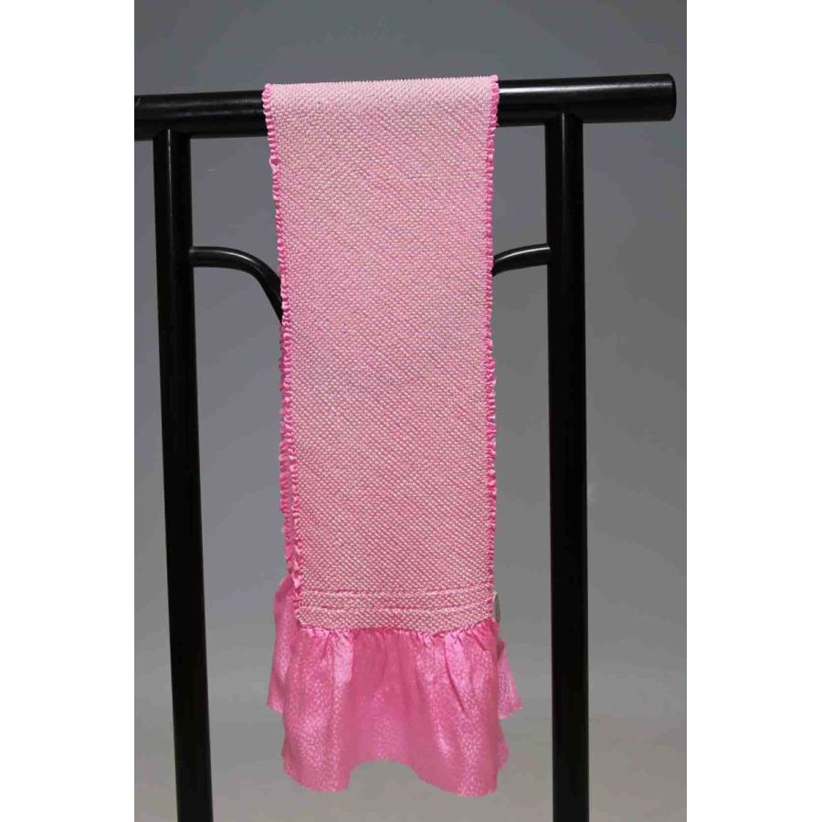 お買い得 七五三子供用正絹総絞り帯揚げ 極上品 T8552 訳あり品 クリックポスト発送 送料無料