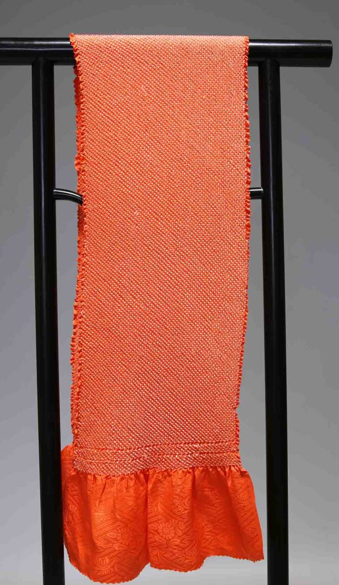 振袖用正絹総絞り帯揚げ(四つ巻き) 訳あり品 1327 クリックポスト発送 送料無料