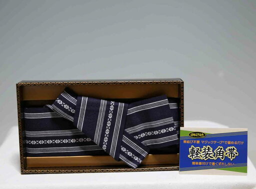 紳士 ワンタッチ角帯(みさと軽装角帯)紺 ワンタッチ装着 紳士 ワンタッチ角帯(みさと軽装角帯)紺 ワンタッチ装着