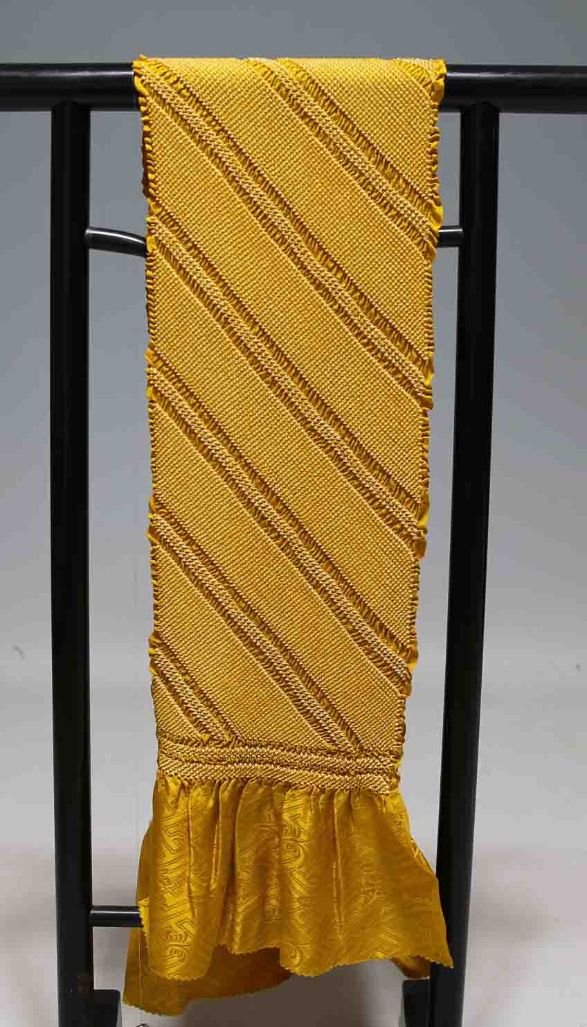 振袖用正絹総絞り帯揚げ 四つ巻き T0153 クリックポスト発送 送料無料