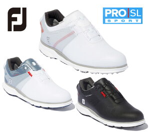 在庫限り！フットジョイ メンズ ゴルフシューズ スパイクレス プロエスエル スポーツ ボア 53097 53314 53339 FOOTJOY PRO/SL SPORT BOA 幅：W 3E相当 2023年継続モデル