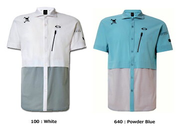 【5月1日はポイント5倍！23：59まで頑張ります。】【FOA400786】オークリー Skull Breathable WV Shirts 3.0 メンズ ゴルフ ウェア 半袖シャツ OAKLEY【2020年春夏モデル】【即納可】