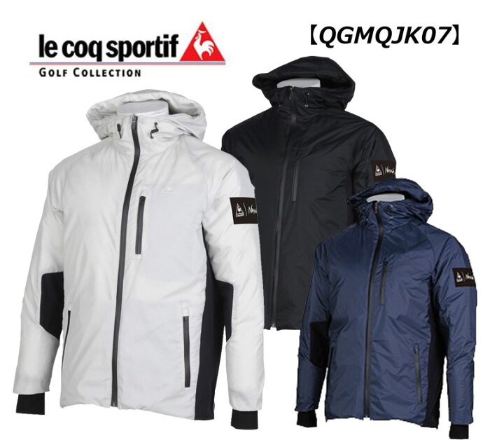 QGMQJK07 ルコックゴルフ メンズ ゴルフウェア ブルゾン NANGAコラボ ブルゾン ジャケットle coq sportif GOLF 2021年秋冬モデル ★