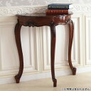 12/4(木)20時から★5,680円OFF★ コンソールテーブル 隙間家具 アンティーク 調 テーブル 花台 ジュリア ハーフムーン 幅78cm ロココ 調 ...