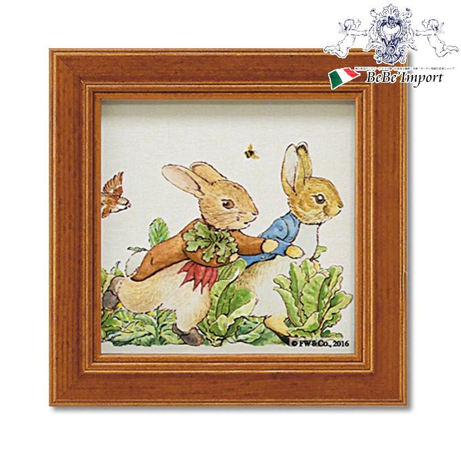 【クーポン配布中★ブラックフライデーSALE】 ピーターラビット ミニアート ピーターとベンジャミン