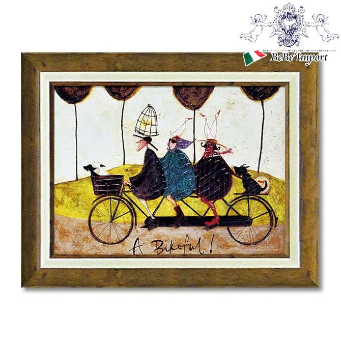 商品詳細 商品名サム トフト「バイクフル!」 サイズ（cm） 幅47.5×高さ37.5 材質樹脂フレーム 特記サム トフト（イギリス女性作家） 仕様絵の表面を特殊ゲル加工・約0.7kg 配送宅配便（玄関渡し） 納期【メーカー取寄せ品】14営業日以内に出荷 補足 【こちらはメーカー取寄せ品です】 ◇ご注文をいただいてからメーカーへ在庫確認し、取寄せ致します。配送料値上げに伴い週1回程度まとめての取寄せになりますので、お届けまでに2週間以上かかる場合がございます。 ◇メーカーにて在庫切れの場合もございます。その際はメールやお電話にてその旨ご連絡いたします。予めご了承のほどお願い申し上げます。事前の在庫確認も承りますのでお気軽にお問い合わせください。 【補足】 なるべく実物に近い状態で撮影していますが、撮影時の光の加減やお客様のPC設定により、色合いが若干異なる場合がございます。 輸入家具 輸入雑貨 アンティーク家具 アンティーク雑貨 白家具 輸入ソファ 収納家具 ヨーロピアン ロココ調 姫系 プリンセス 猫脚 かわいい 家具 クラシック家具 ジェニファーテイラー 天使 オブジェ ガーデニング雑貨 おしゃれ雑貨 海外 インテリア を取り扱っております。 ▼ご使用シーンご自宅用はもちろん、 プレゼント 贈り物 誕生日 ギフト 母の日 父の日 クリスマス 新築祝い リフォーム 模様替え 引越し 贈答品 什器 コスプレ 撮影 スタジオ 写真館 小道具 新築、リフォーム、リノベーションで家具の買い替えをご検討のお客様、ぜひご相談ください 家を建てられるお客様や、大きな家具を移動したり、壁紙を張り替えたりといった、大掛かりなリフォーム、リノベーションをご検討中のお客様は、ぜひご相談ください。 輸入家具に詳しいスタッフが、確かな知識と提案力で「あなただけの心地いい」を実現するお手伝いをさせていただきます。 家具のまとめ買い割引のご用意もございます。お気軽にご連絡ください。サムトフトの不思議な世界へ・・・ 癒され幸せな気分に