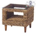 GLANZ グランツシリーズ サイドテーブル(ナチュラル)(2101232700)アンティーク調 輸入家具 インテリア家具 リビング 木製 ナチュラル おしゃれ...