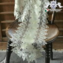 《クーポンで616円OFF★7/20まで》 ヨーロピアン Olive テーブルセンター 25×180(オリーブグリーン)【アンティーク調 クラシック エレガント...