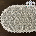 5/15まで【13%OFFクーポン】 ヨーロピアン COTTON TULLE テーブルセンター 30×45 アンティーク調 クラシック エレガント フレンチシッ...