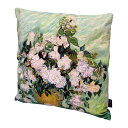 《クーポンで5%OFF★7/20まで》 クッションカバー 45×45cm おしゃれ 北欧 かわいい 可愛い 花 名画クッションカバー ( ゴッホ 「 ホワイトロ...