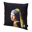 《クーポンで5%OFF★7/20まで》 クッションカバー 45×45cm おしゃれ 北欧 かわいい 可愛い 名画クッションカバー ( フェルメール 「 青いター...