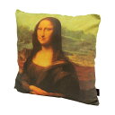 《クーポンで5%OFF★7/20まで》 クッションカバー クッション 綿 名画 クッションカバー モナリザ 幅45cm レオナルドダヴィンチ オシャレ クラシカ...