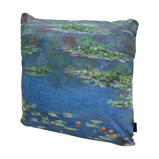 5/6まで【P5倍】+【4%OFFクーポン】 クッションカバー クッション 綿 名画 クッションカバー 睡蓮 幅45cm モネ オシャレ 5/6まで【P5倍】+【4%OFFクーポン】 クッションカバー クッション 綿 名画 クッションカバー 睡蓮 幅45cm モネ オシャレ