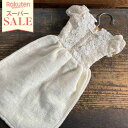 ＼スーパーセール／【11％OFF】 レース ドレスタオル レース布 レース生地 28×40cm チュールレース レース刺繍 リボンモチーフ cotton tulle コットンチュール J3 ドレスタオル 花刺繍 ヨーロピアン おしゃれ エレガント アンティーク ロココ