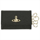 Vivienne Westwood ヴィヴィアン ウエストウッド 51020001 L001N N403 サフィアーノ 4連キーケース ブラック レディース SAFFIANO KEY CASE 【bkvv00285l】