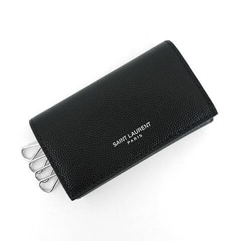 SAINT LAURENT サンローラン メンズ キーケース 685557 BTY0N NERO ブラック 1000