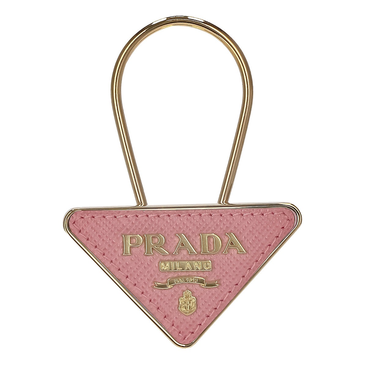 プラダ キーホルダー（レディース） プラダ PRADA キーリング キーホルダー PR-1PP301SAFF-PETAL レディース バッグチャーム ピンク 【送料無料】 《NET》