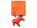 【中古】HERMES エルメス アニューミロ ロデオチャーム A AM刻印 ブラウン オレンジ系 【送料無料】