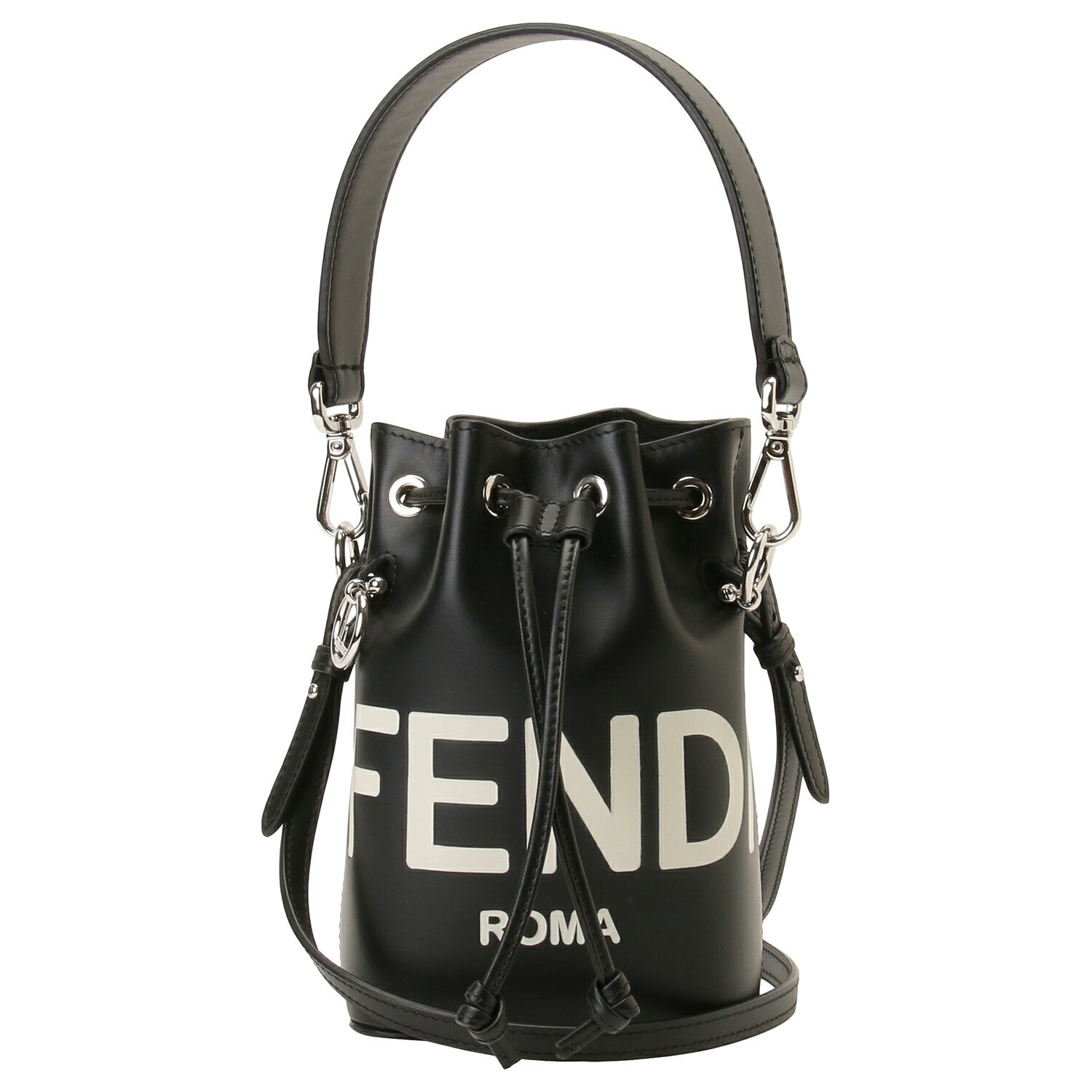 FENDI フェンディ 8BS010 AC9L F1L2Z フェンディローマ ミニ モン トレゾール 2WAY ショルダー・ハンドバッグ ブラック レディース FENDI ROMA MINI MON TRESOR BUCKET BAG 【bbfe00165l】