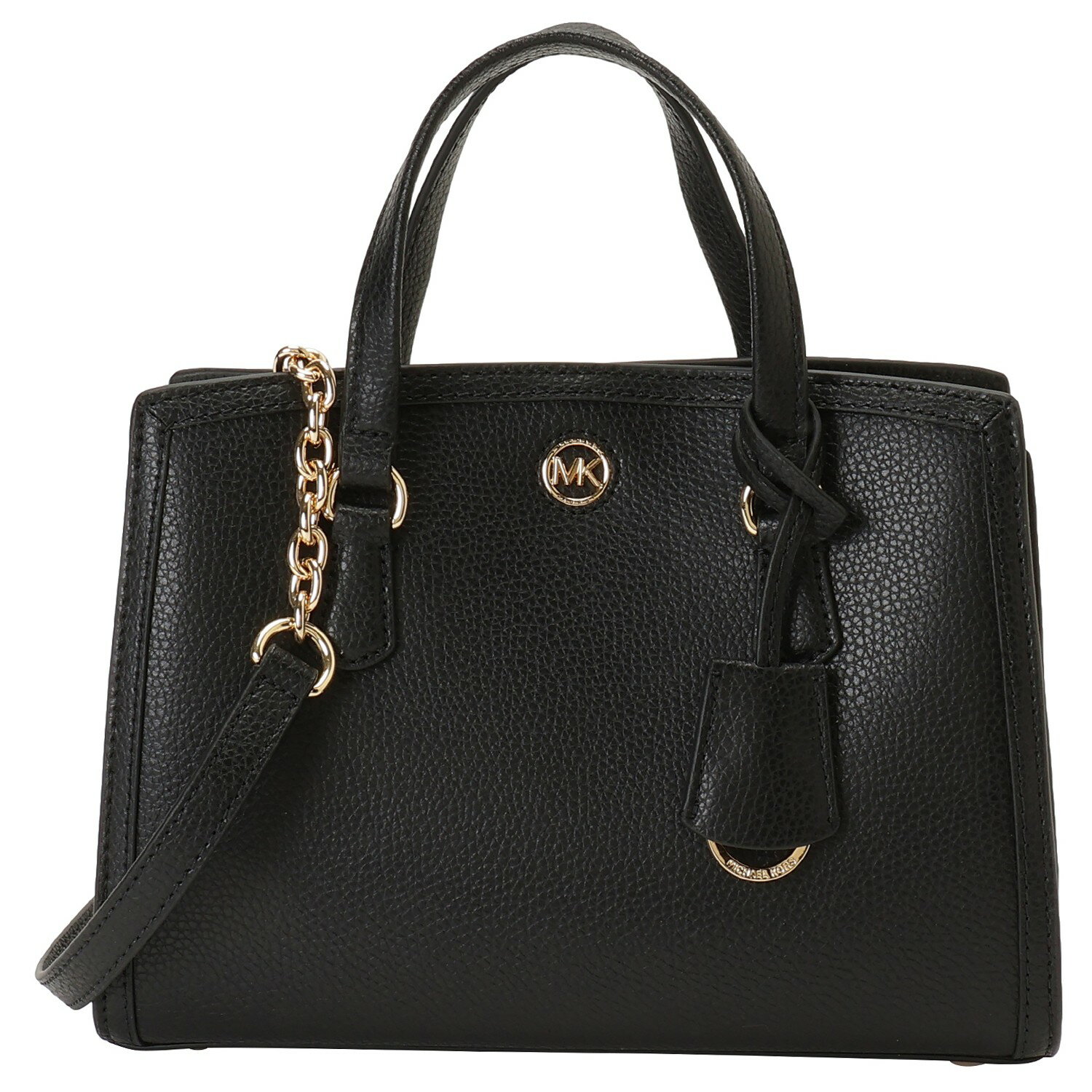 MICHAEL KORS }CPR[X 30F2G7CM1T 001 BLACK V^ bZW[ X[ 2WAY V_[EnhobO NX{fB ubN fB[X CHANTAL SMALL MESSENGER BAG ybbmk00434lz