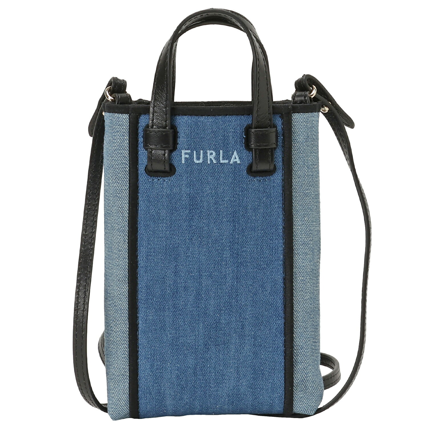 FURLA フルラ WE00289 BX1661 TDE00 ミアステラ ミニ バーティカル クロスボディー 2WAY 縦型 ショルダー・ハンドバッグ カラーブロック トニーブルーデニムマルチ レディース MIASTELLA MINI VERTICAL CROSSBODY 【bbfu00480l】