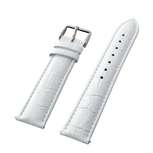 ALLES アレス wbe19a004 【工具不要で取付簡単!】 腕時計用ベルト クロコ型押し ホワイト 19mm レバーピン 時計バンド 革バンド ベルトのみ ユニセックス WATCH 【wbaa00004u】 ALLES アレス wbe19a004 【工具不要で取付簡単!】 腕時計用ベルト クロコ型押し ホワイト 19mm レバーピン 時計バンド 革バンド ベルトのみ ユニセックス WATCH 【wbaa00004u】