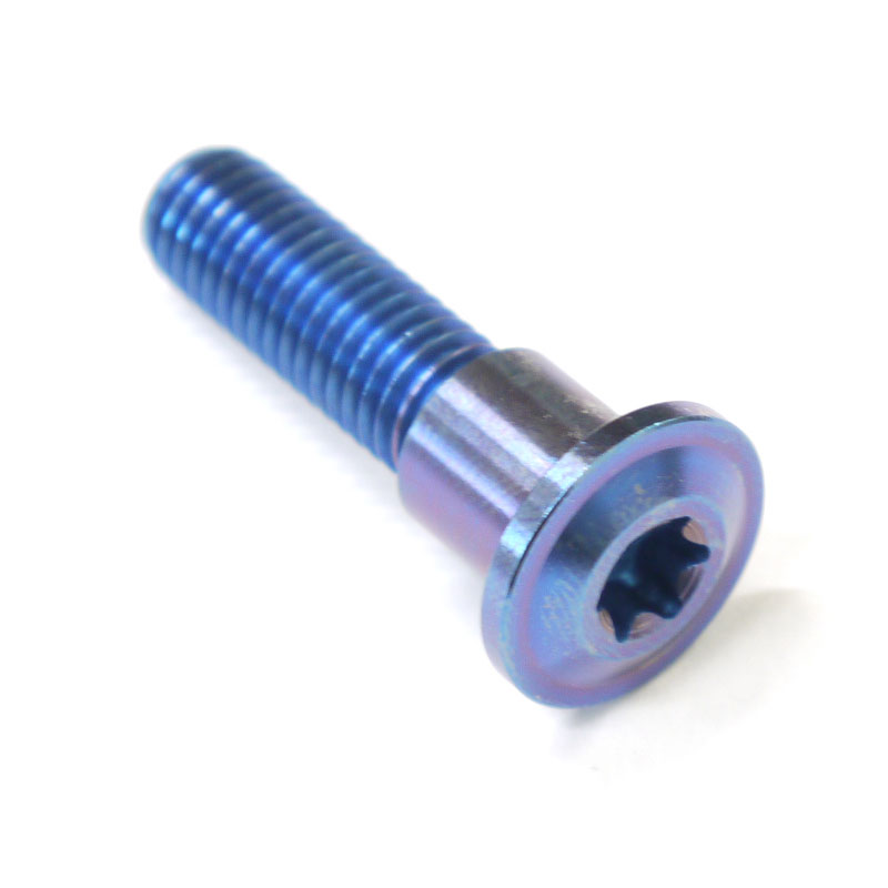64チタンボルト ブレーキ ディスクボルト スズキ用 M8×33 1本 青 ブルー Ti - 6Al - 4V Titanium 64チタン合金