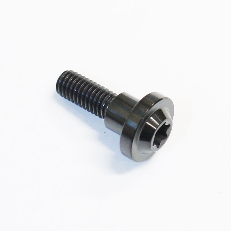 64チタンボルト ブレーキ ディスクボルト ヤマハ用 M6×20 1本 ブラック 黒 Ti - 6Al - 4V Titanium 64チタン合金