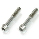 64チタンボルト テーパーキャップ M6 × 45mm P1.0 焼き色なし Ti - 6Al - 4V Titanium 64チタン合金(4)