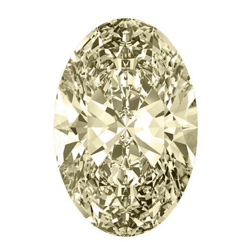 【中央宝石研究所ソーティング付】天然 ダイヤ 1.134ct (Fancy Light Grayish Green Yellow-SI1-OV) オーバル ルース【新品】