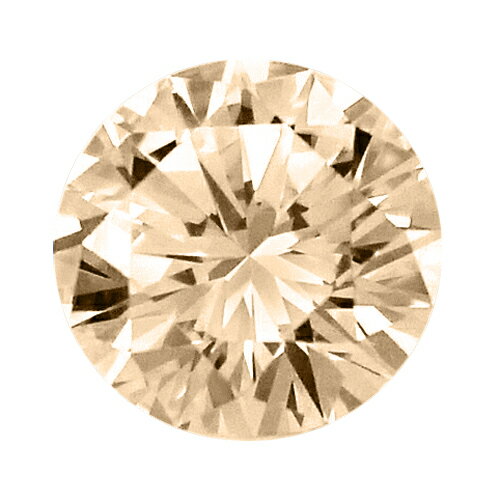 【中央宝石研究所ソーティング付】天然 ダイヤ 1.007ct (Fancy Light Brown-SI1-RD) ラウンド ルース【新品】 【中央宝石研究所ソーティング付】天然 ダイヤ 1.007ct (Fancy Light Brown-SI1-RD) ラウンド ルース【新品】